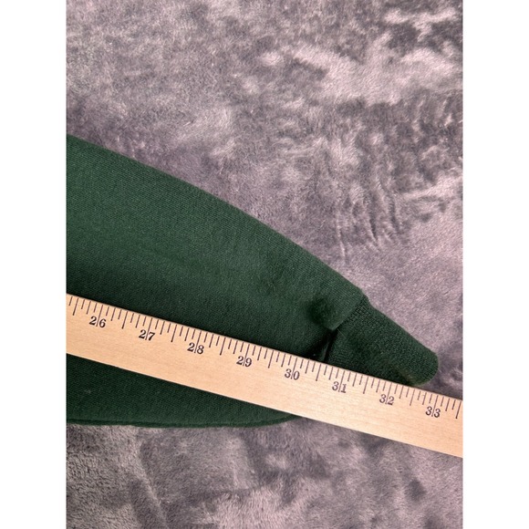 Michigan State University MSU Crewneck Sweatshirt Green Jerzees Super Sweats M - Picture 4 of 6